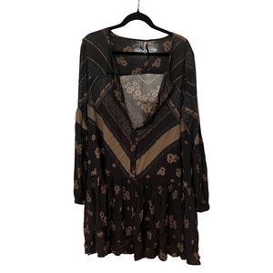 Large Bohemian mid length dress from Free People